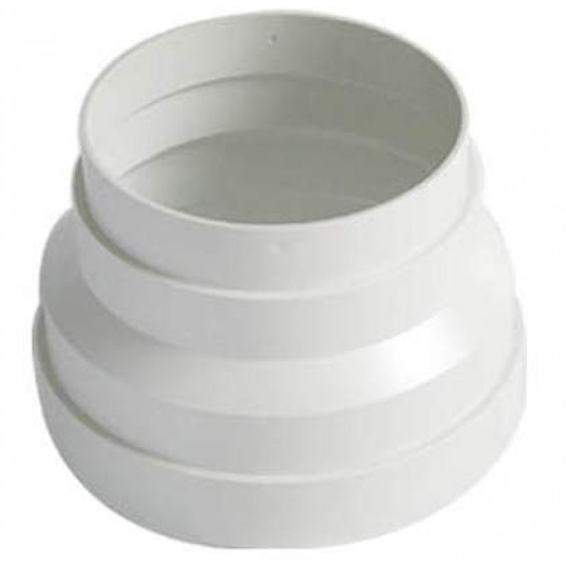 Adaptateur Tuyau évacuation 150 à 125 Mm - Raccord Blanc Pour Climatiseur, Hotte - Facile à Installer