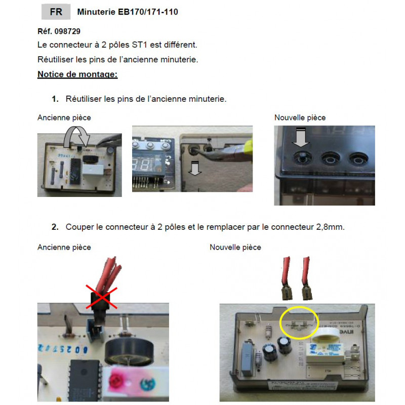 Programmateur De Four 00098729 Gaggenau Eb17 Minuterie Gaggenau Four Eb17 Emenager