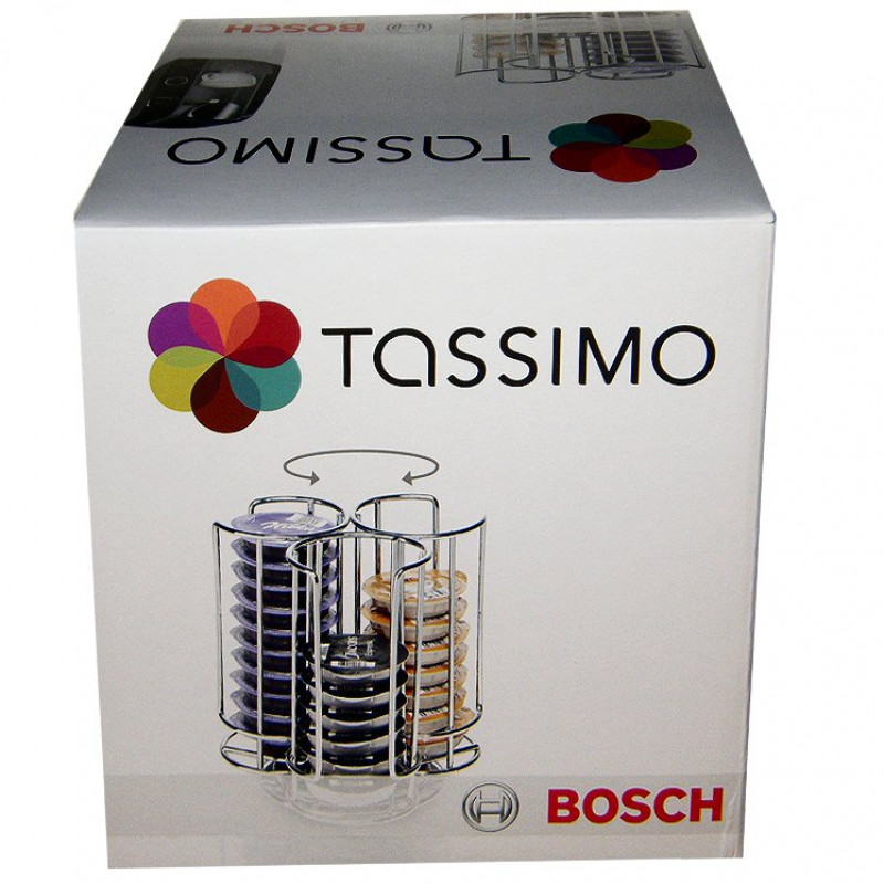 Distributeur T-Disc / Support capsules rotatif pour 30 dosettes Tassimo  Bosch Accessoires à café Distributeur T-Disc Tassimo Support dosettes  tassimo Bosch Distributeur rotatif Mobilede T-Disc Tassimo qui peut  contenir jusqu'a 30 capsules